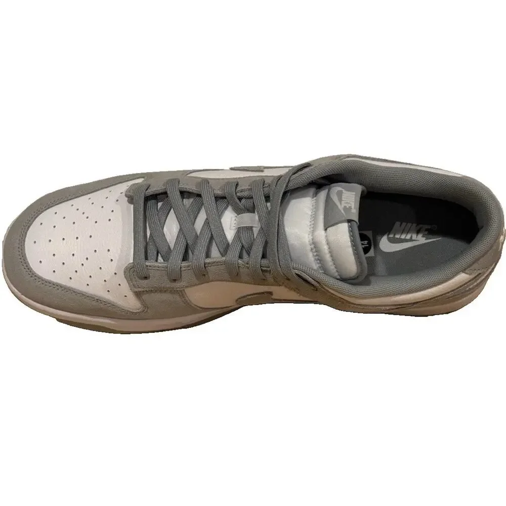 Nike Dunk Low SE Men’s 14 White Light Pumice Gray FQ8249-101 New No Box